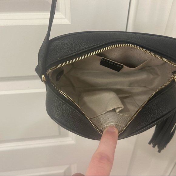 Gucci Black Leather Soho Disco Shoulder Bag - Picture 3 of 10